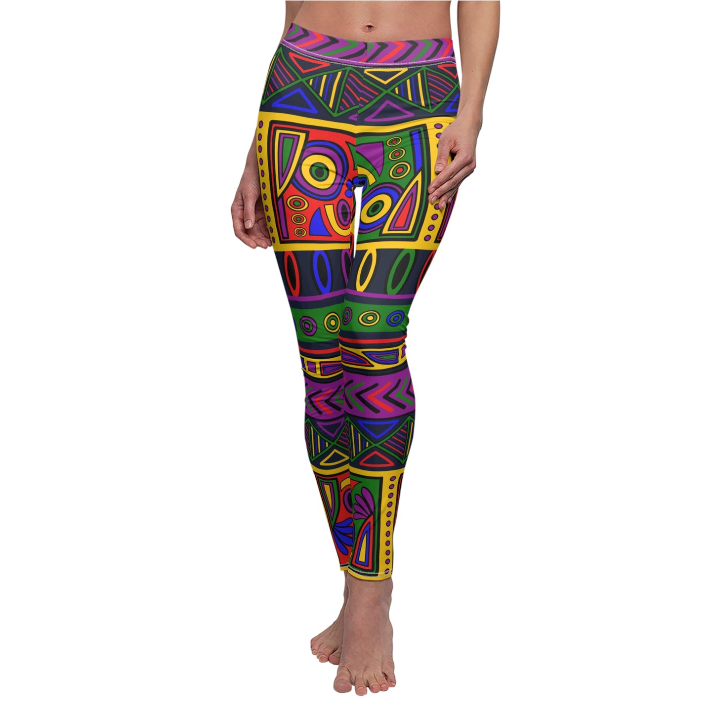 ZL Pattern 1 - Women's Cut & Sew Casual Leggings