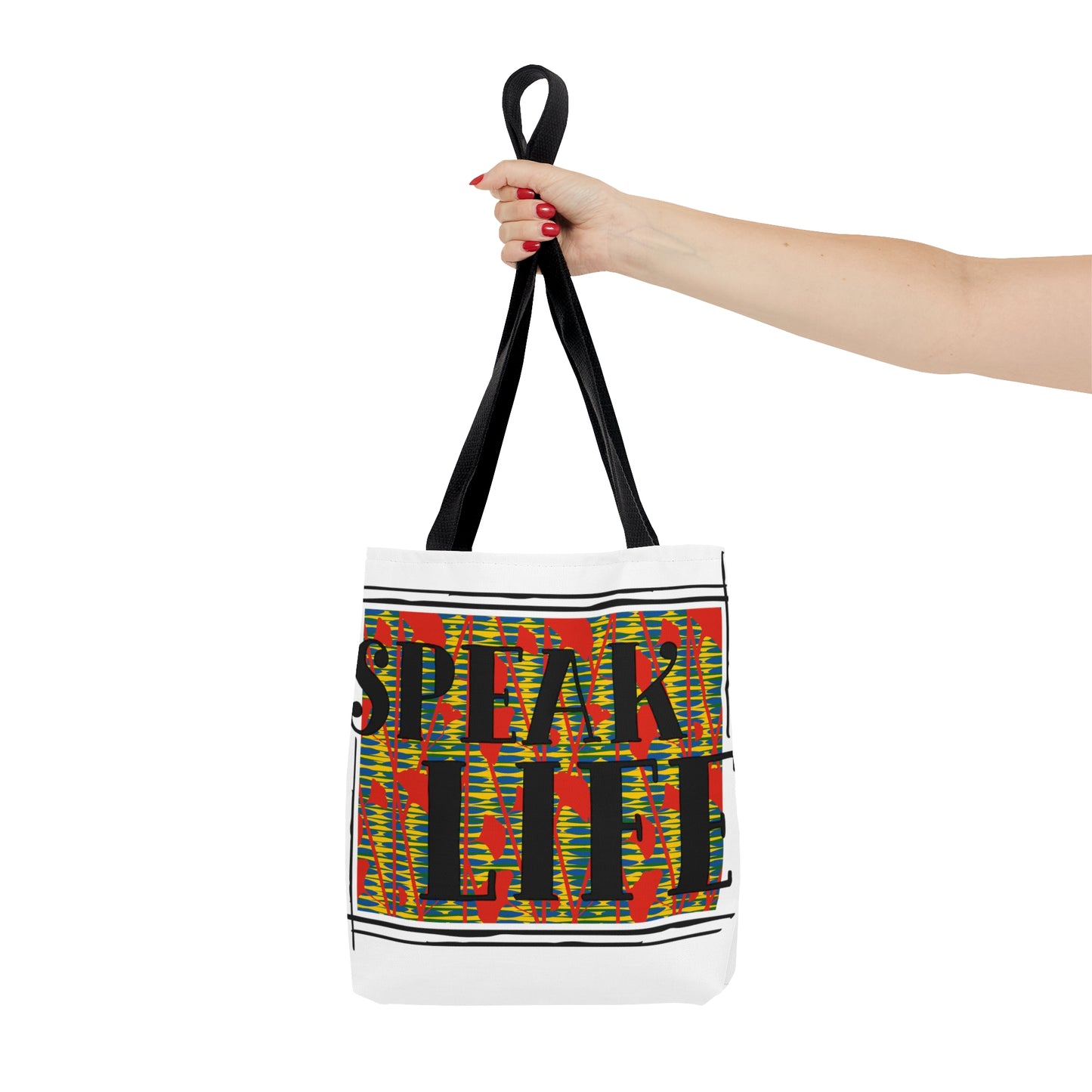 SPEAK LIFE - Tote Bag (AOP)