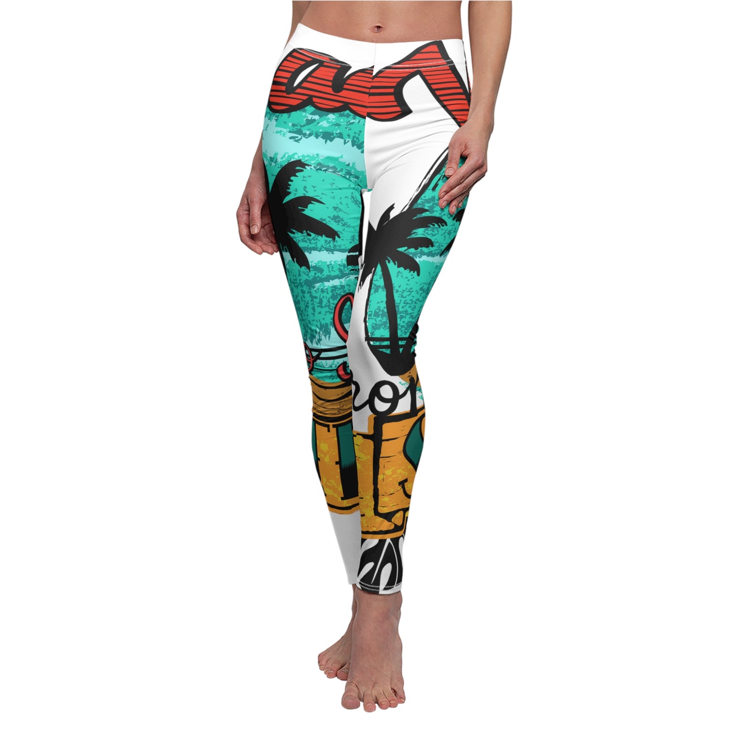 ZL PATTERN 15- Women's Cut & Sew Casual Leggings