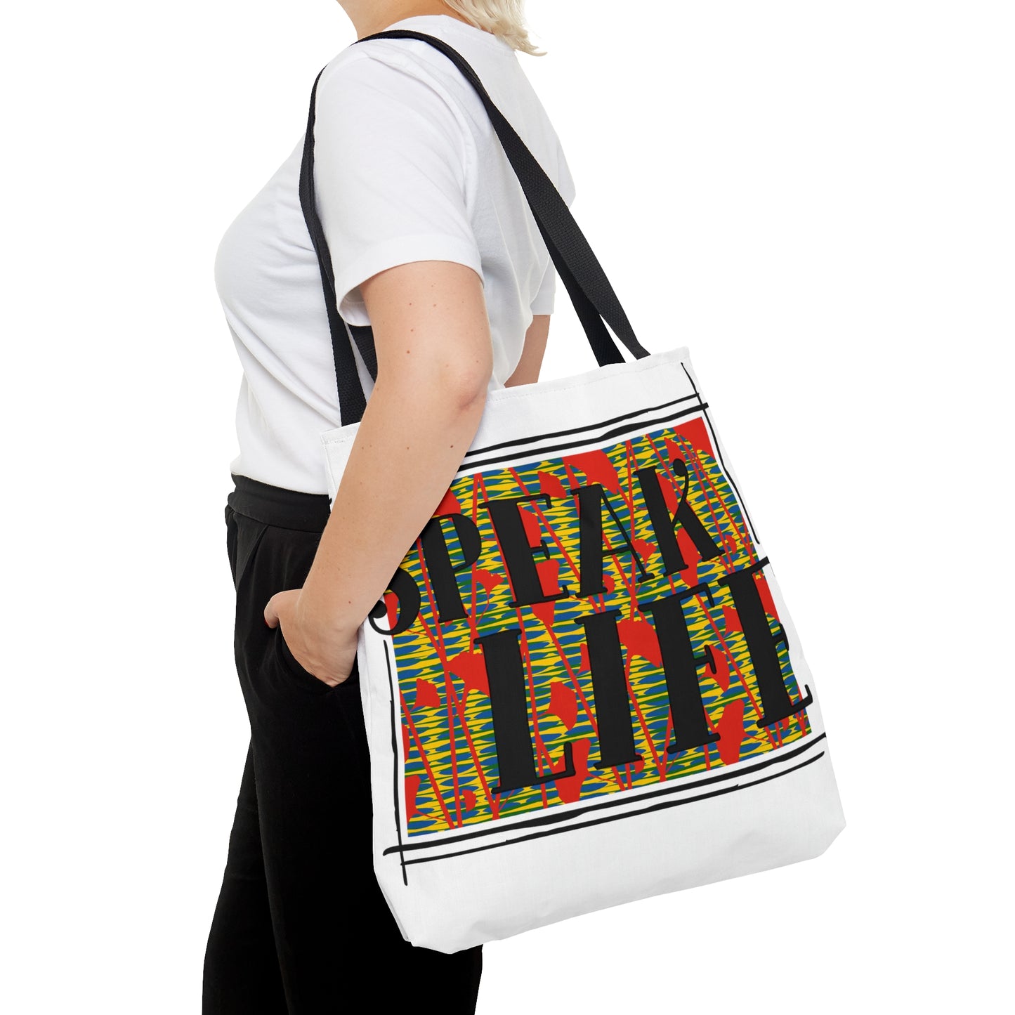 SPEAK LIFE - Tote Bag (AOP)