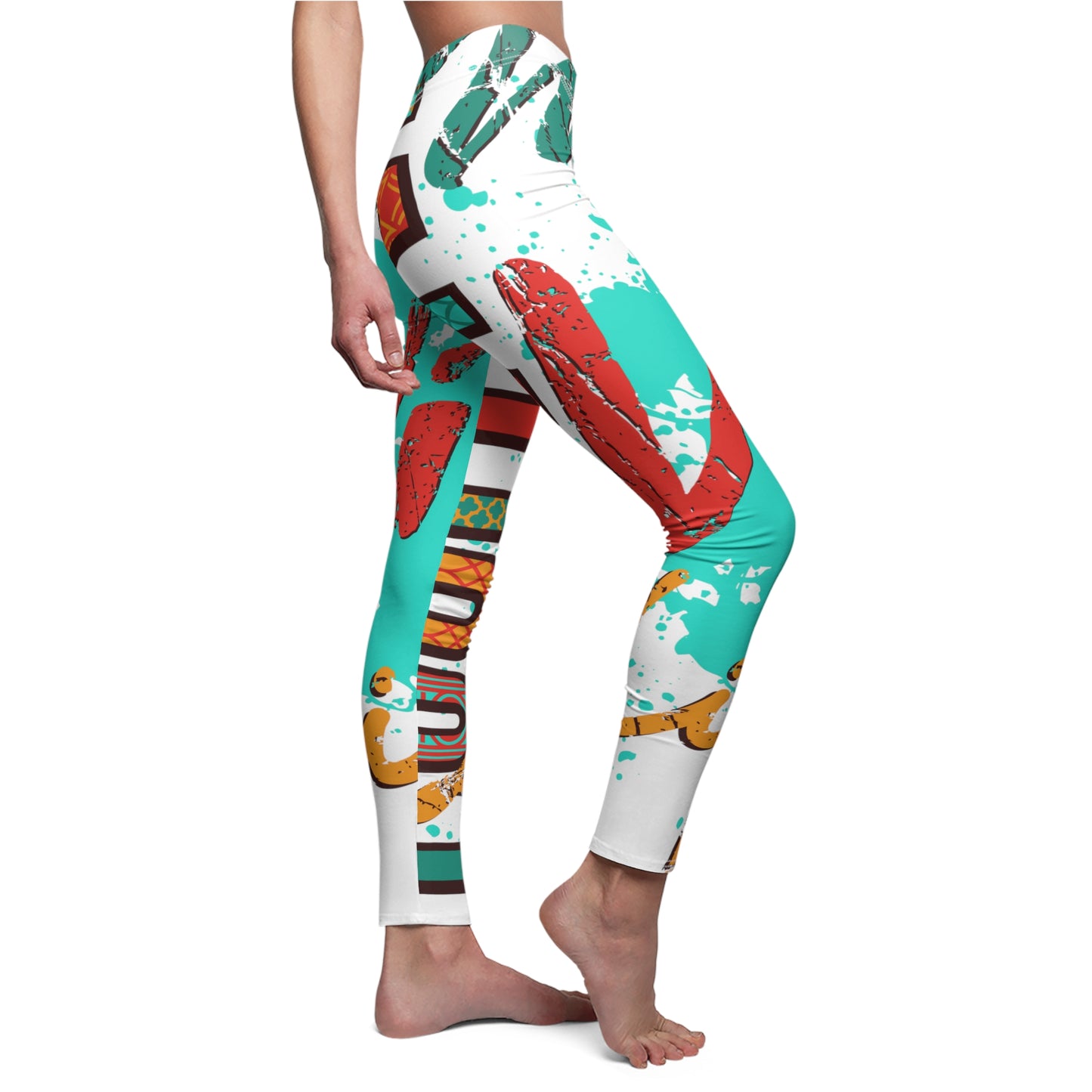 ZL PATTERN 13- Women's Cut & Sew Casual Leggings