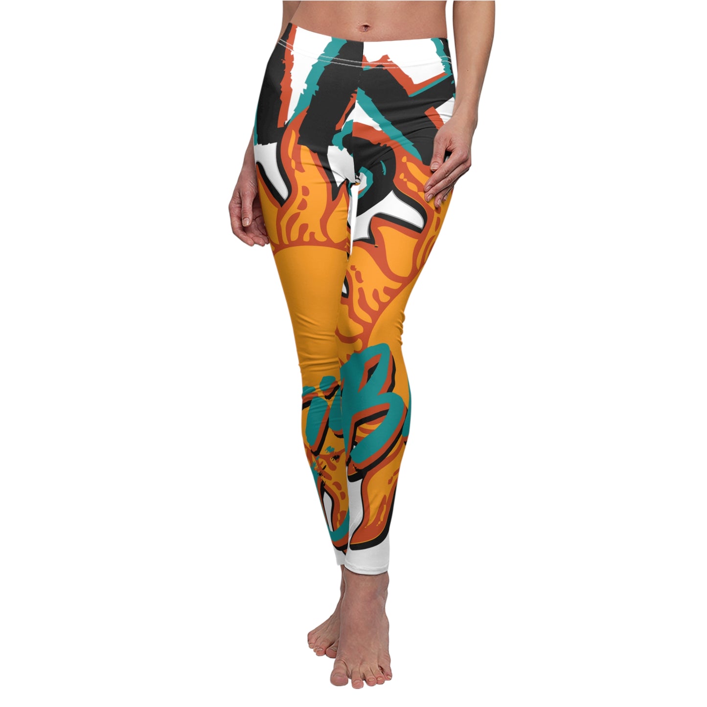 ZL PATTERN 12- Women's Cut & Sew Casual Leggings