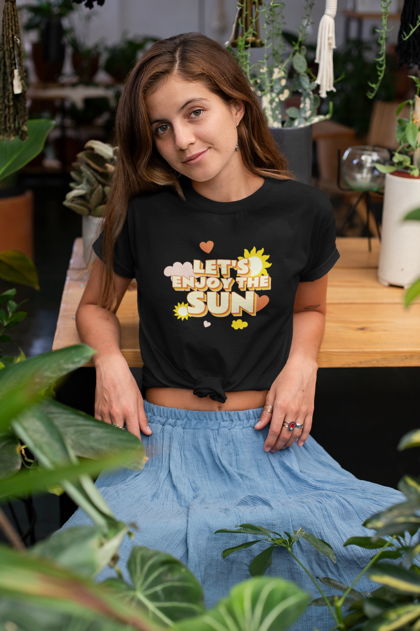 Let's Enjoy The Sun - Unisex Jersey Short Sleeve Tee