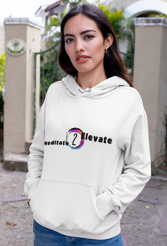 Meditate To Elevate - Unisex Heavy Blend™ Hooded Sweatshirt