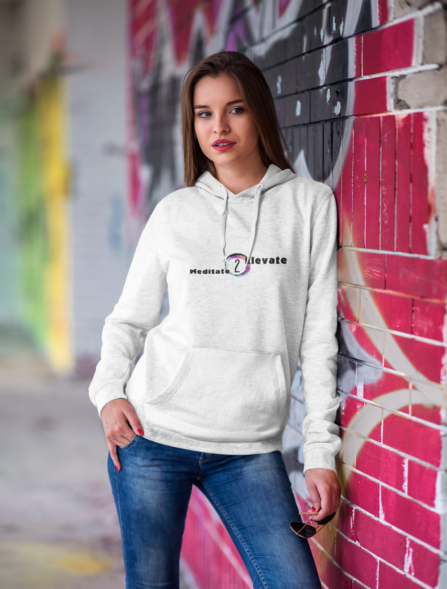 Meditate To Elevate - Unisex Heavy Blend™ Hooded Sweatshirt