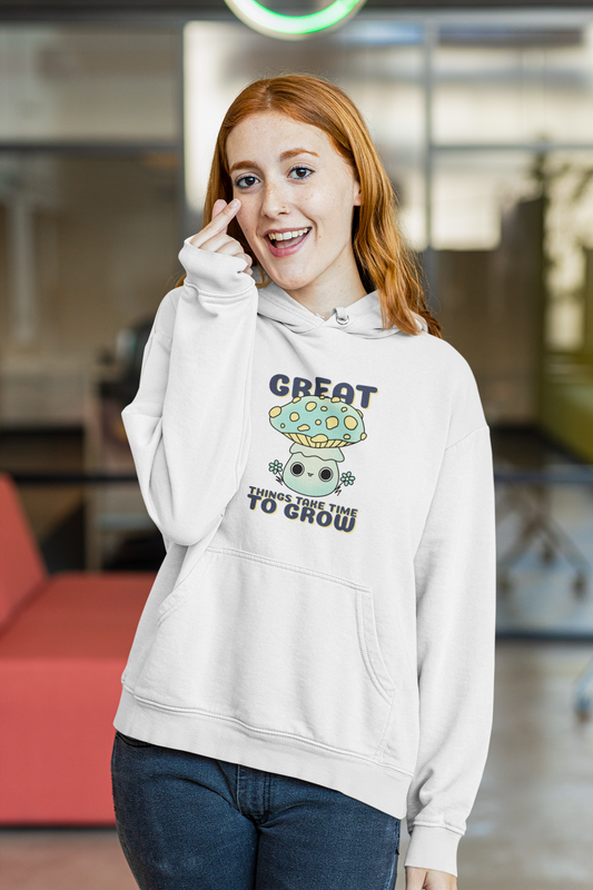 Great Things Take Time To Grow- Unisex Heavy Blend™ Hooded Sweatshirt