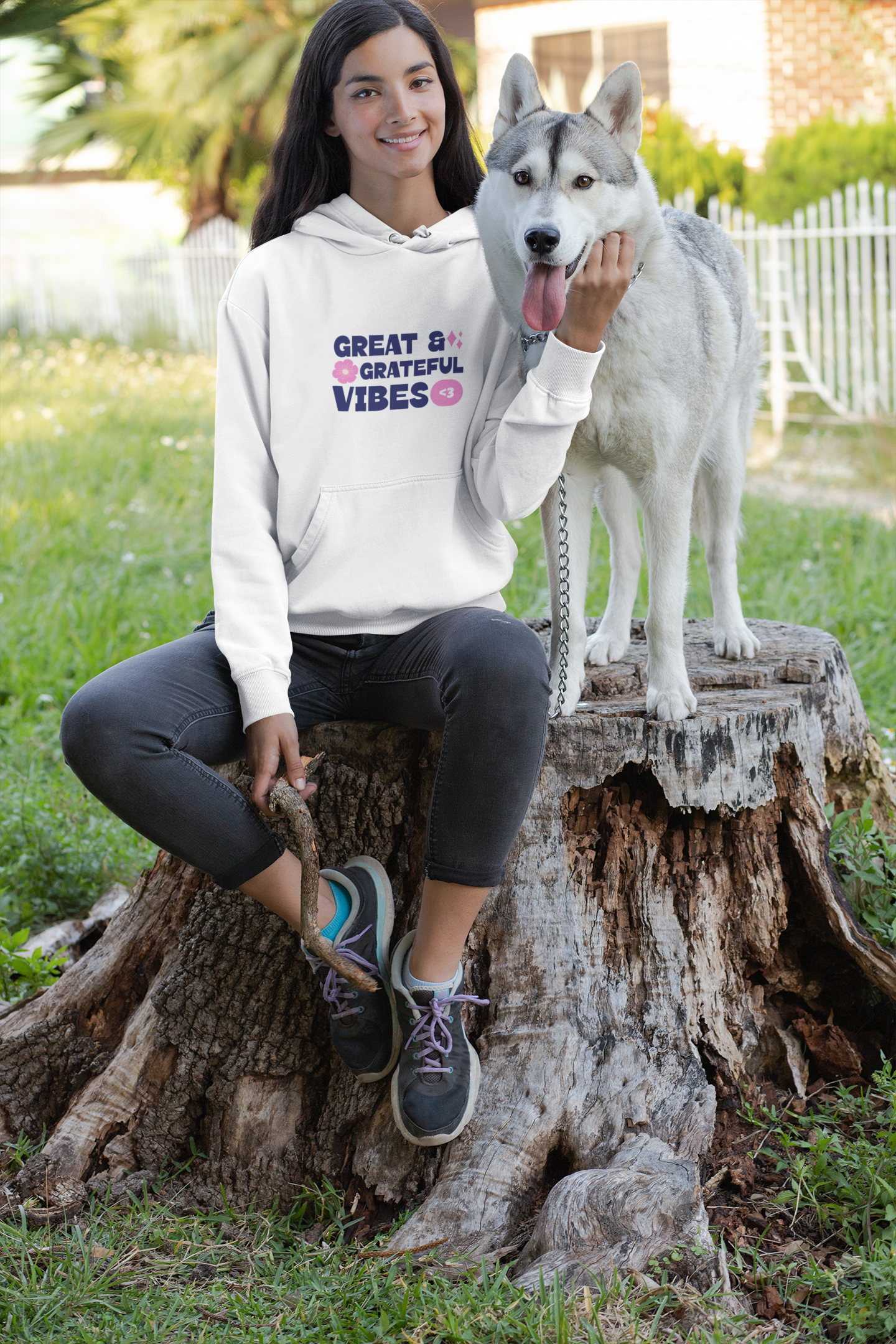 Great & Grateful Vibes- Unisex Heavy Blend™ Hooded Sweatshirt