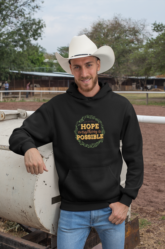 Once You Choose Hope Everything Is Possible - Unisex Heavy Blend™ Hooded Sweatshirt