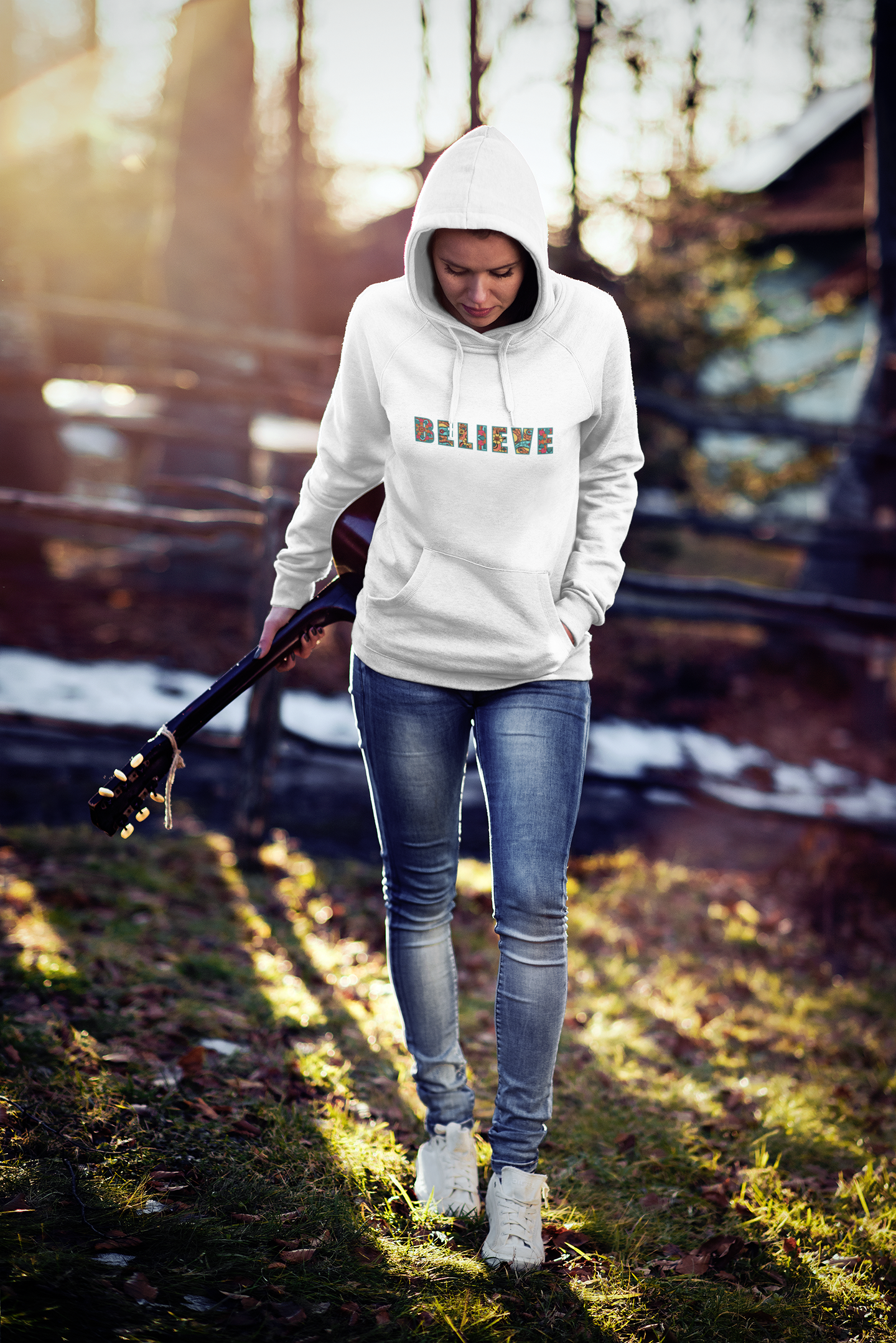 BELIEVE - Unisex Heavy Blend™ Hooded Sweatshirt