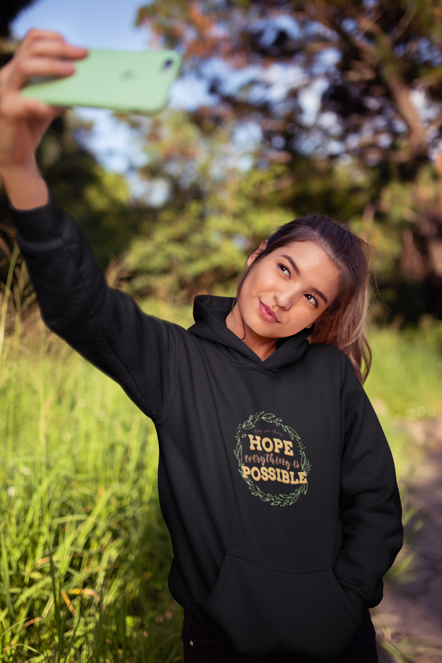 Once You Choose Hope Everything Is Possible - Unisex Heavy Blend™ Hooded Sweatshirt