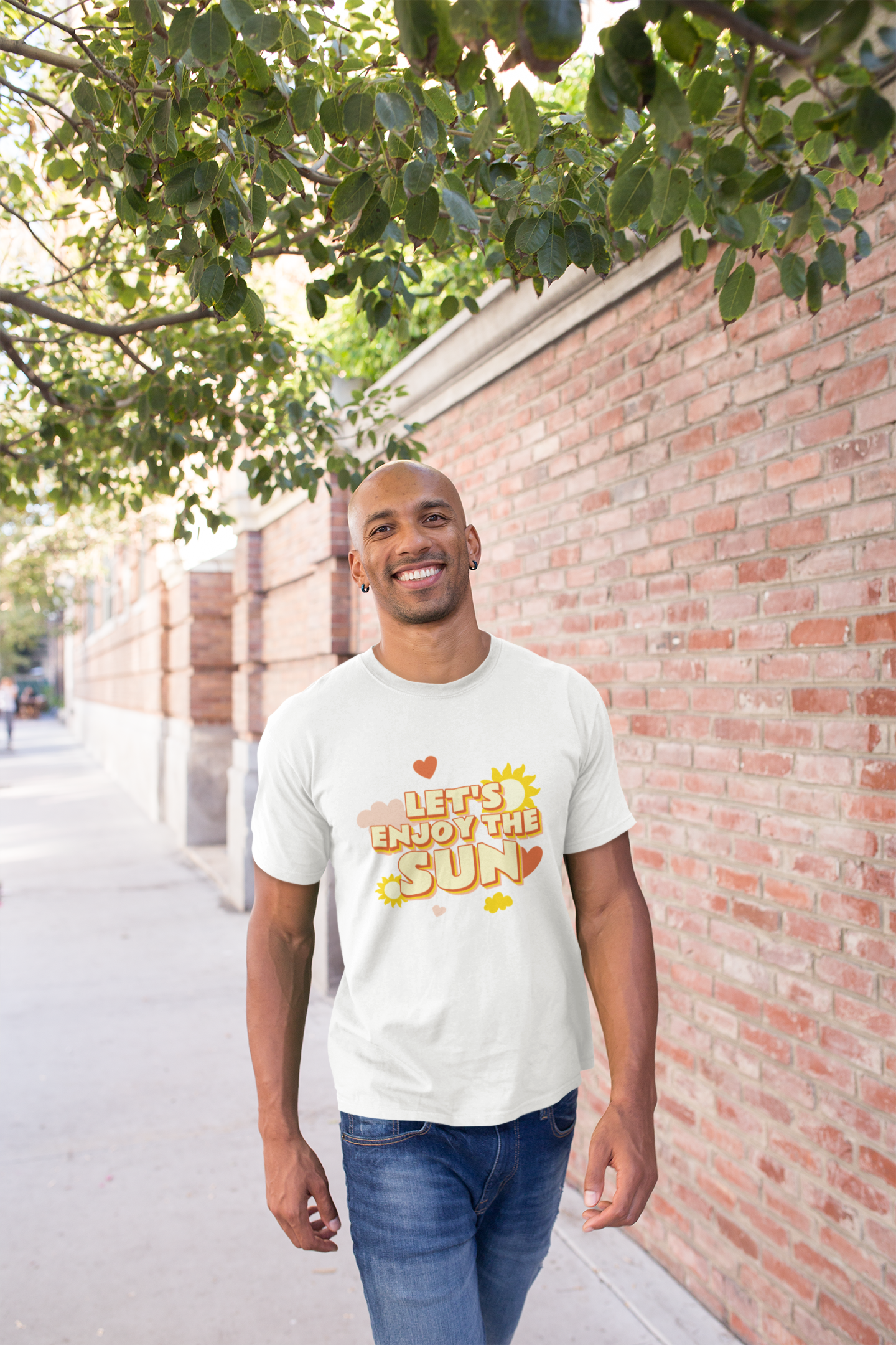 Let's Enjoy The Sun - Unisex Jersey Short Sleeve Tee