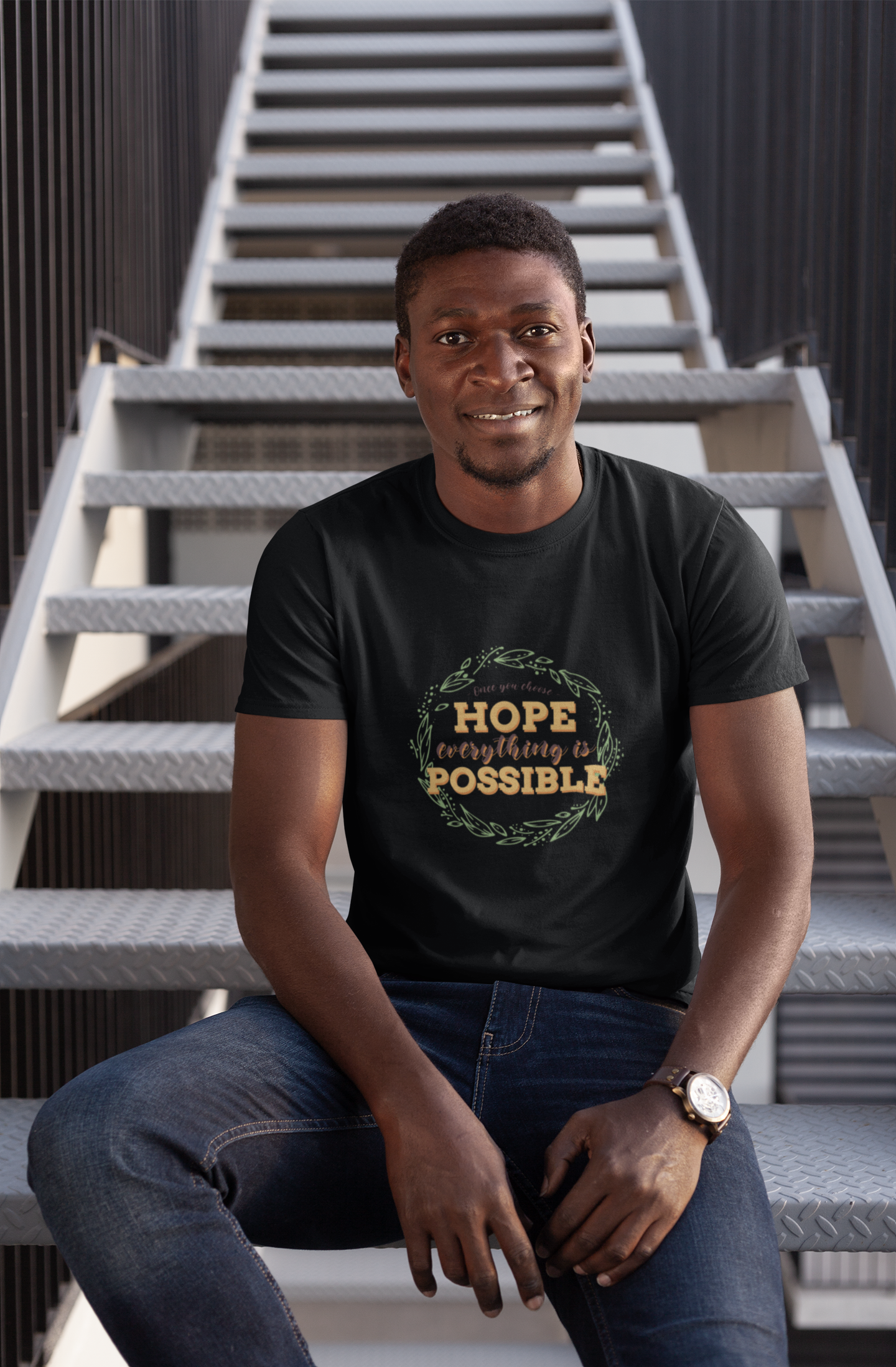 Once You Choose Hope, Everything Is Possible - Unisex Jersey Short Sleeve Tee