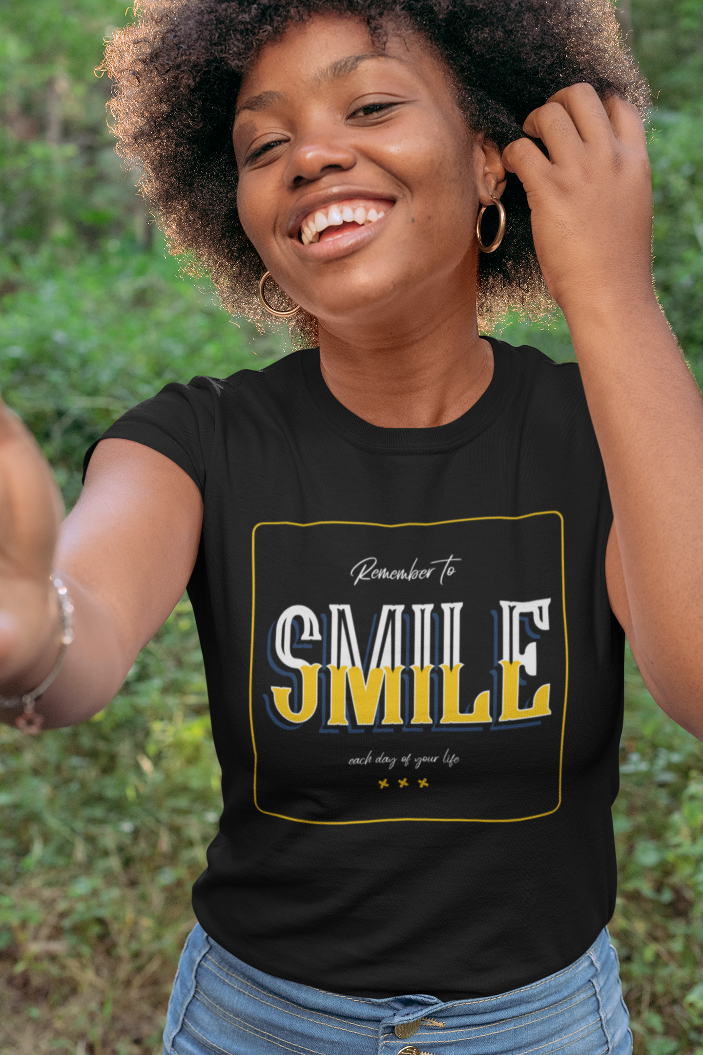 Remember To Smile Every Day of Your Life - Unisex Jersey Short Sleeve Tee