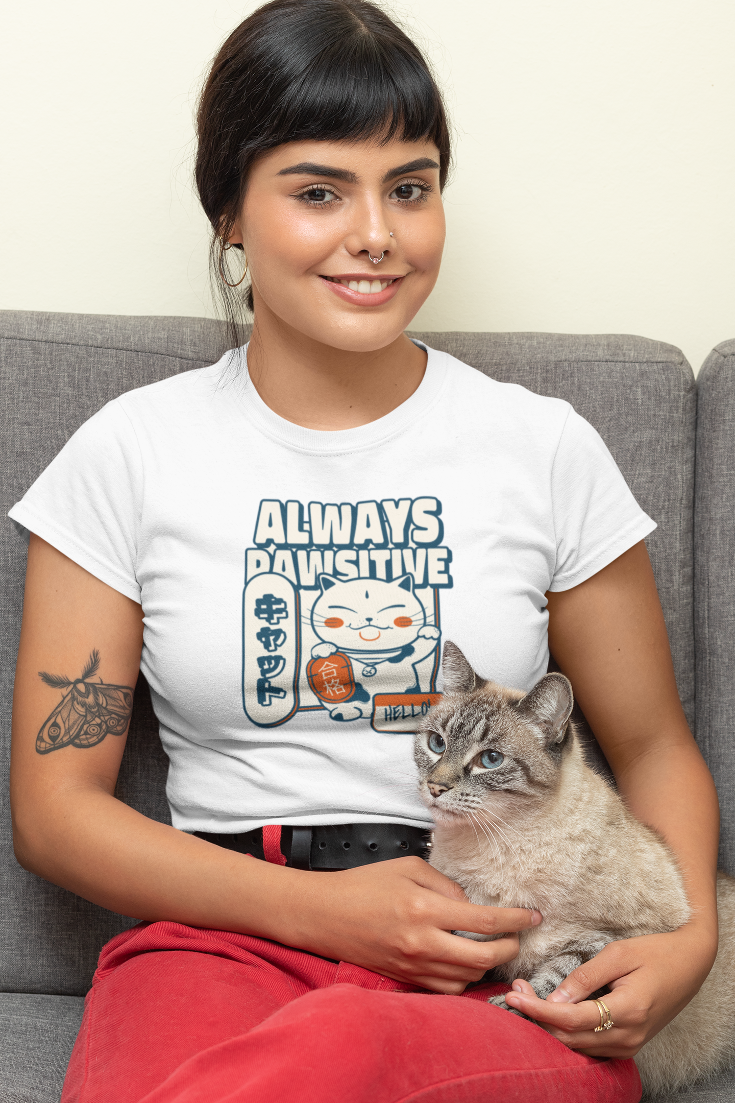 Always Pawsitive - Unisex Jersey Short Sleeve Tee