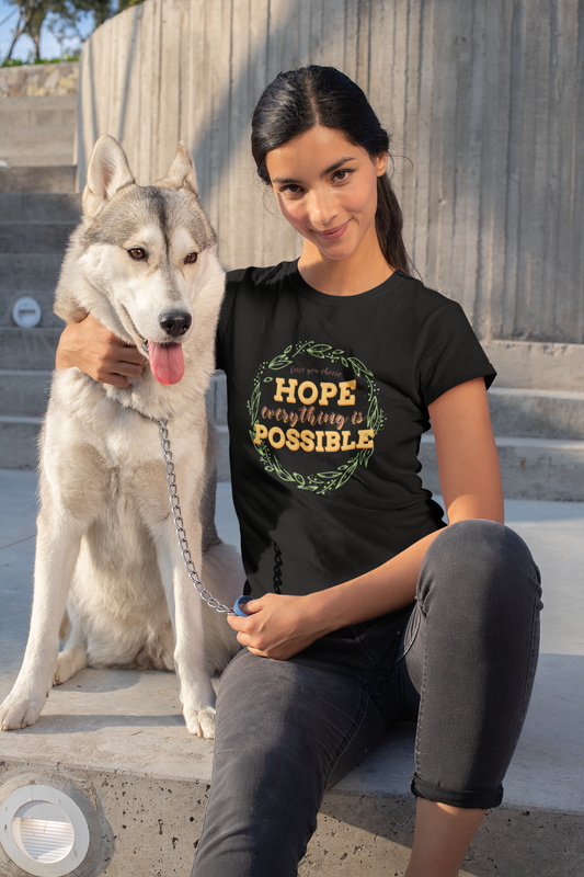 Once You Choose Hope, Everything Is Possible - Unisex Jersey Short Sleeve Tee