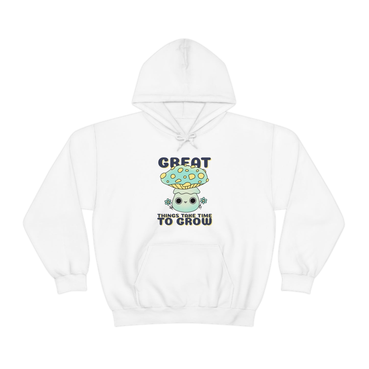 Great Things Take Time To Grow- Unisex Heavy Blend™ Hooded Sweatshirt