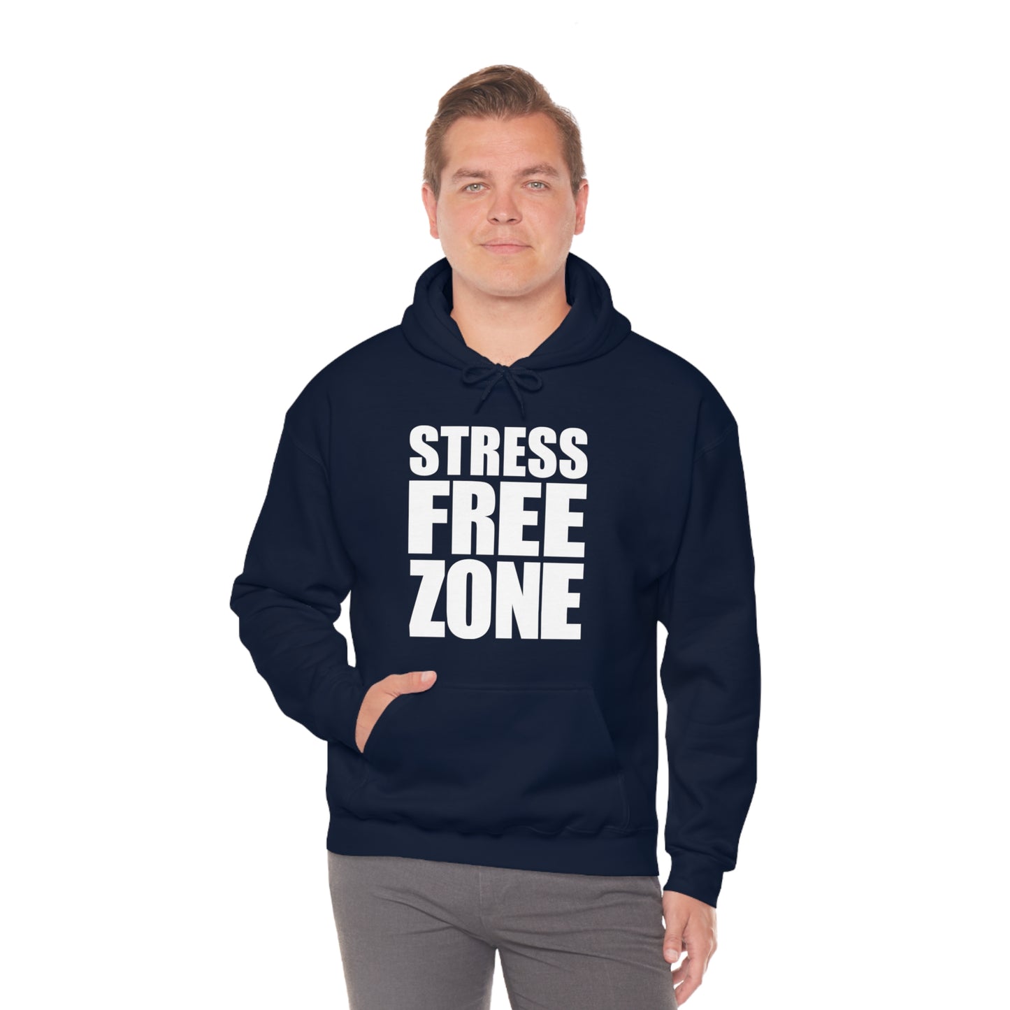 Stress free Zone - Unisex Heavy Blend™ Hooded Sweatshirt