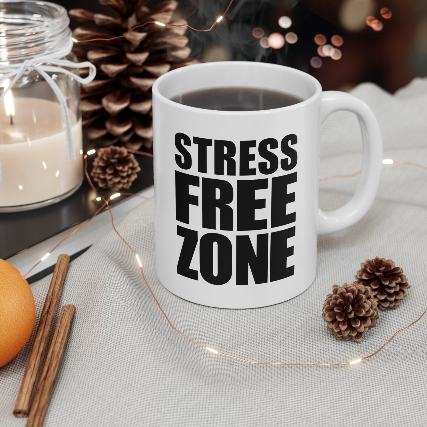 STRESS FREE ZONE - Ceramic Mug 11oz