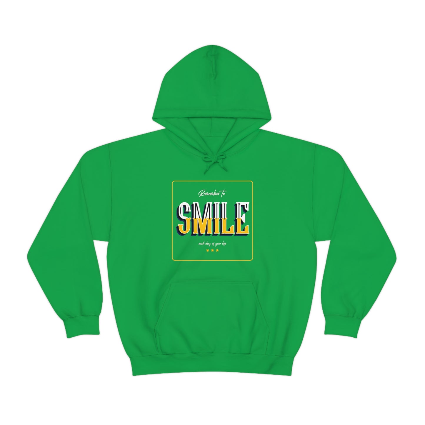 Remember To Smile Each Day Of Your Life - Unisex Heavy Blend™ Hooded Sweatshirt