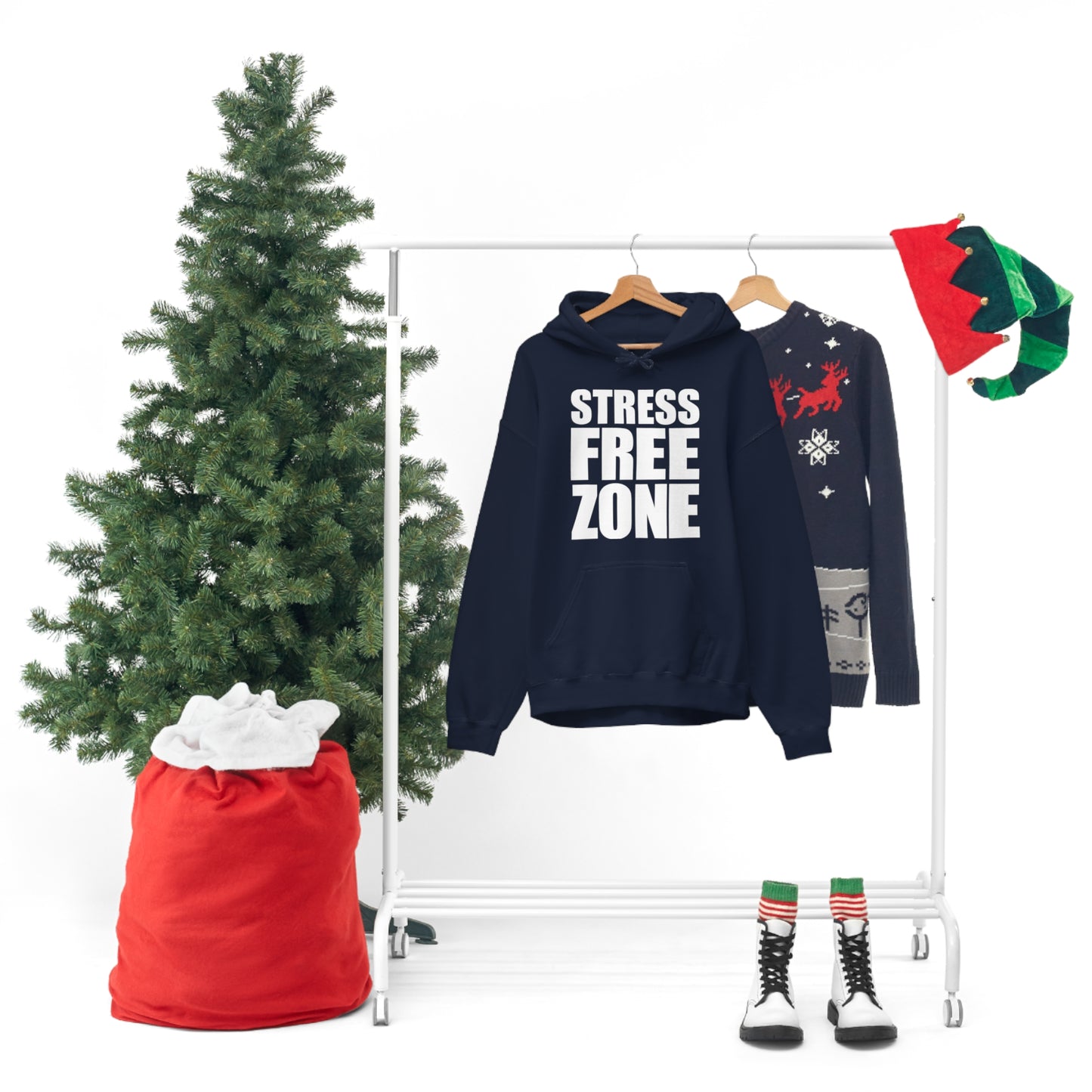 Stress free Zone - Unisex Heavy Blend™ Hooded Sweatshirt