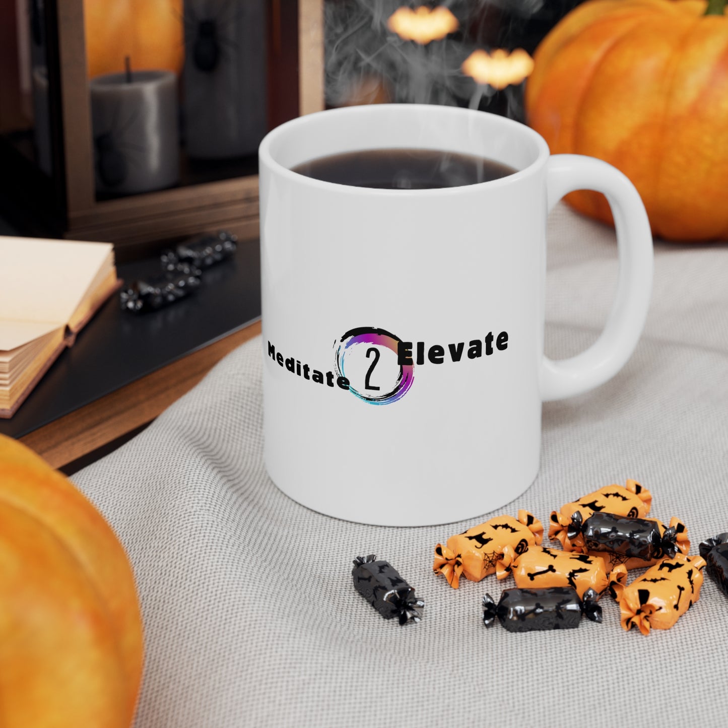 Meditate To Elevate - Ceramic Mug 11oz