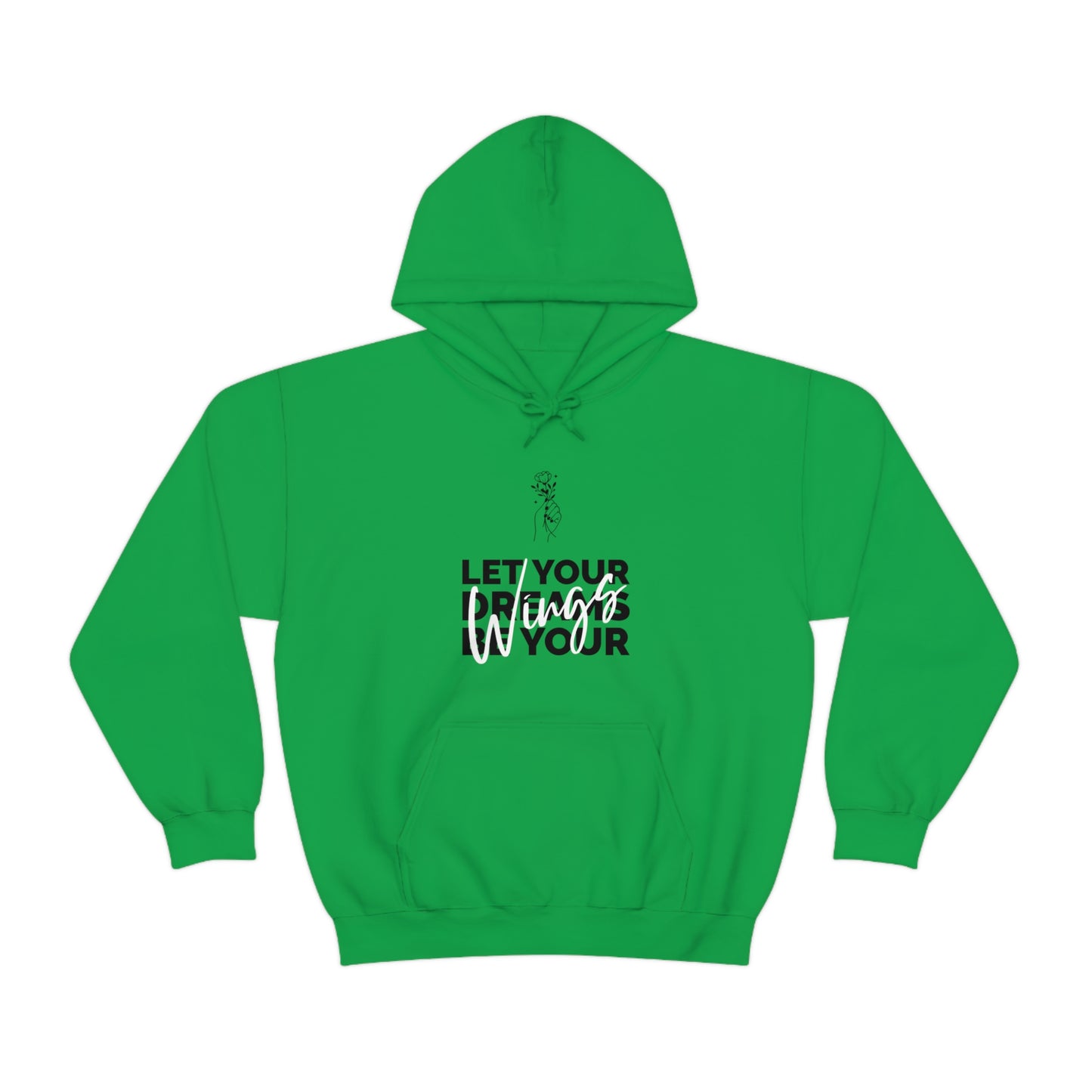 Let Your Dreams Be Your Wings - Unisex Heavy Blend™ Hooded Sweatshirt