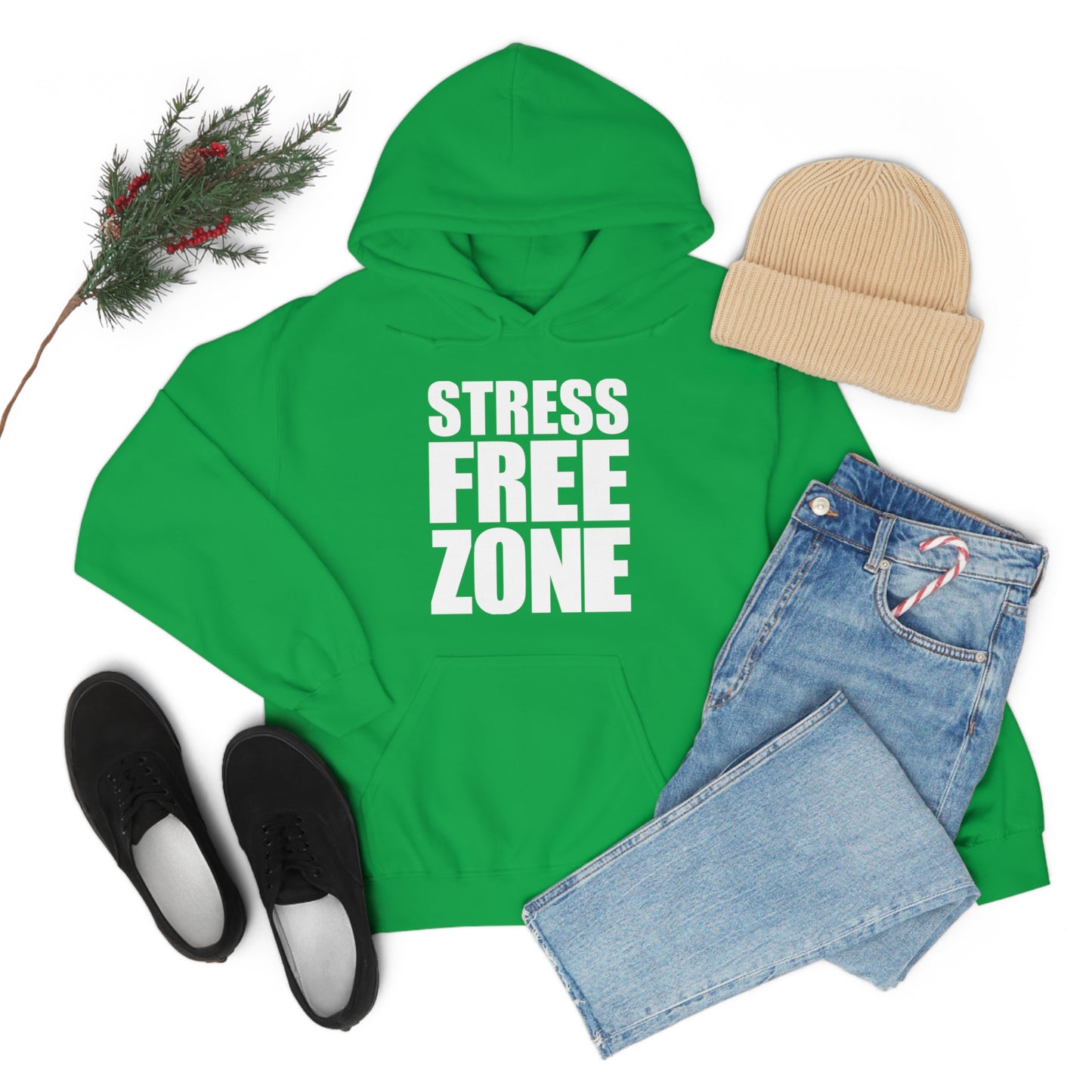 Stress free Zone - Unisex Heavy Blend™ Hooded Sweatshirt