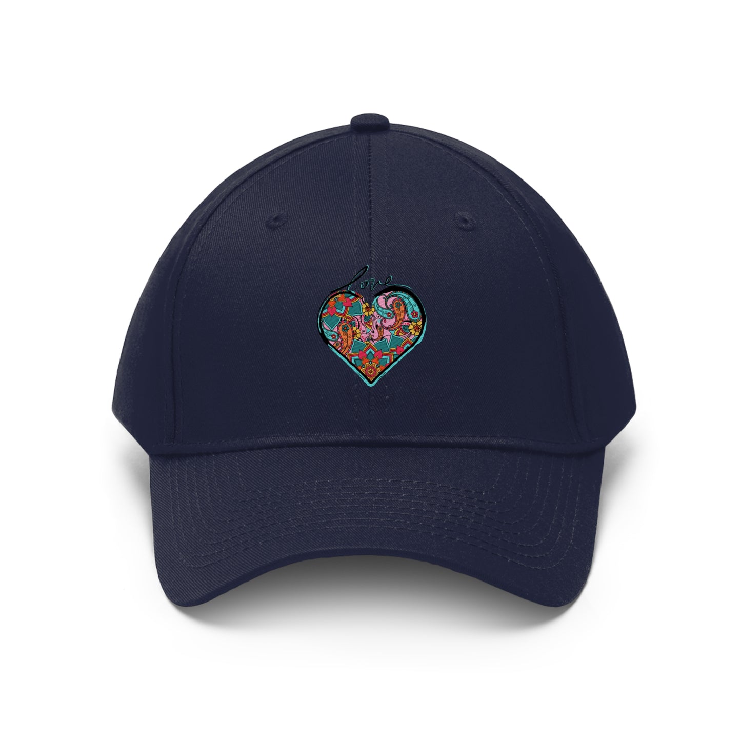 Zen Love (Black Version) - Unisex Twill Hat