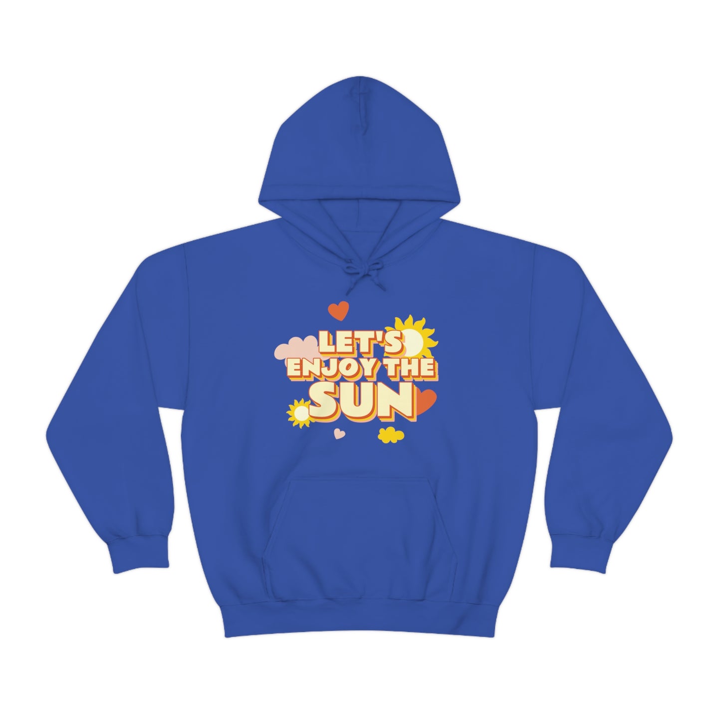 Let's Enjoy The Sun - Unisex Heavy Blend™ Hooded Sweatshirt