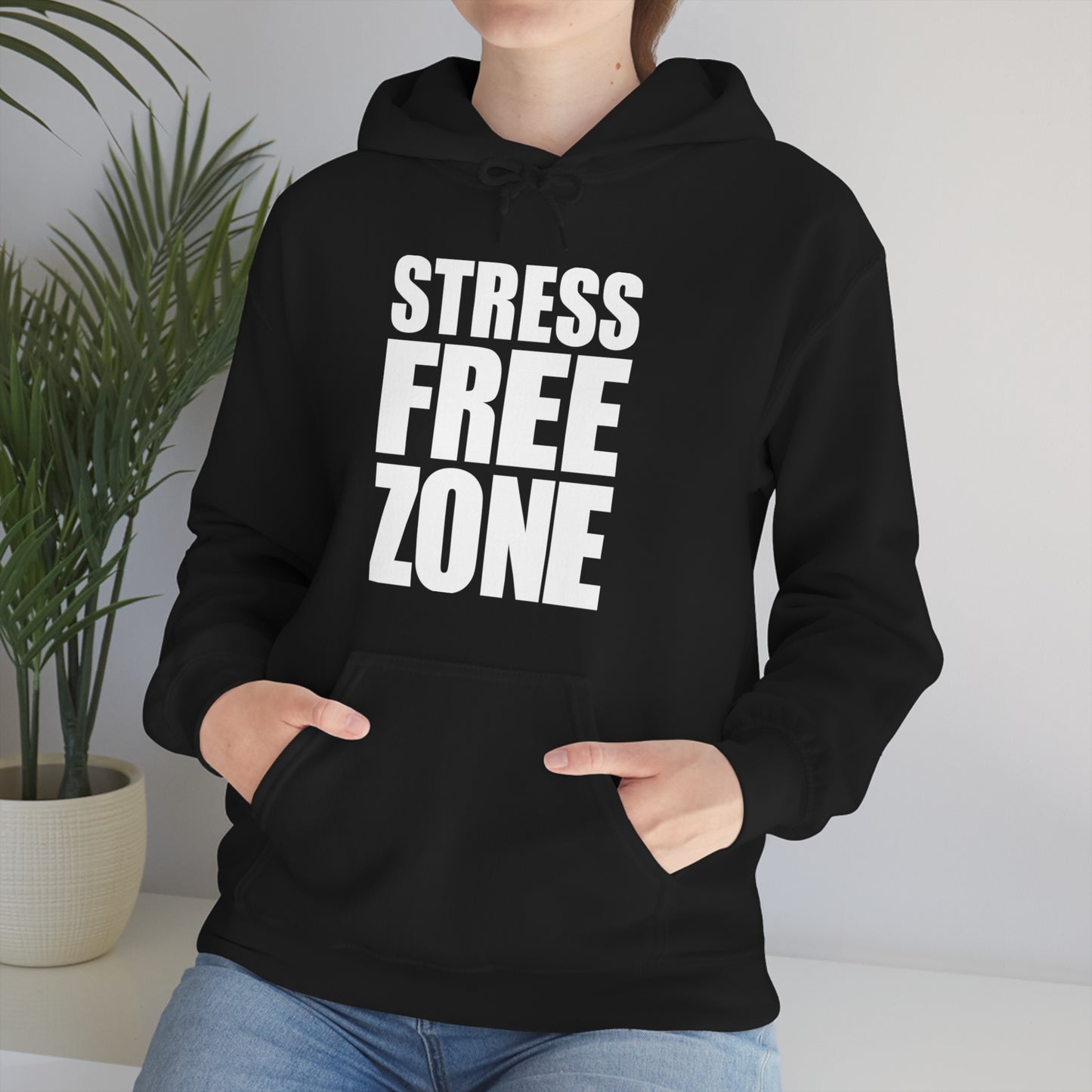 Stress free Zone - Unisex Heavy Blend™ Hooded Sweatshirt