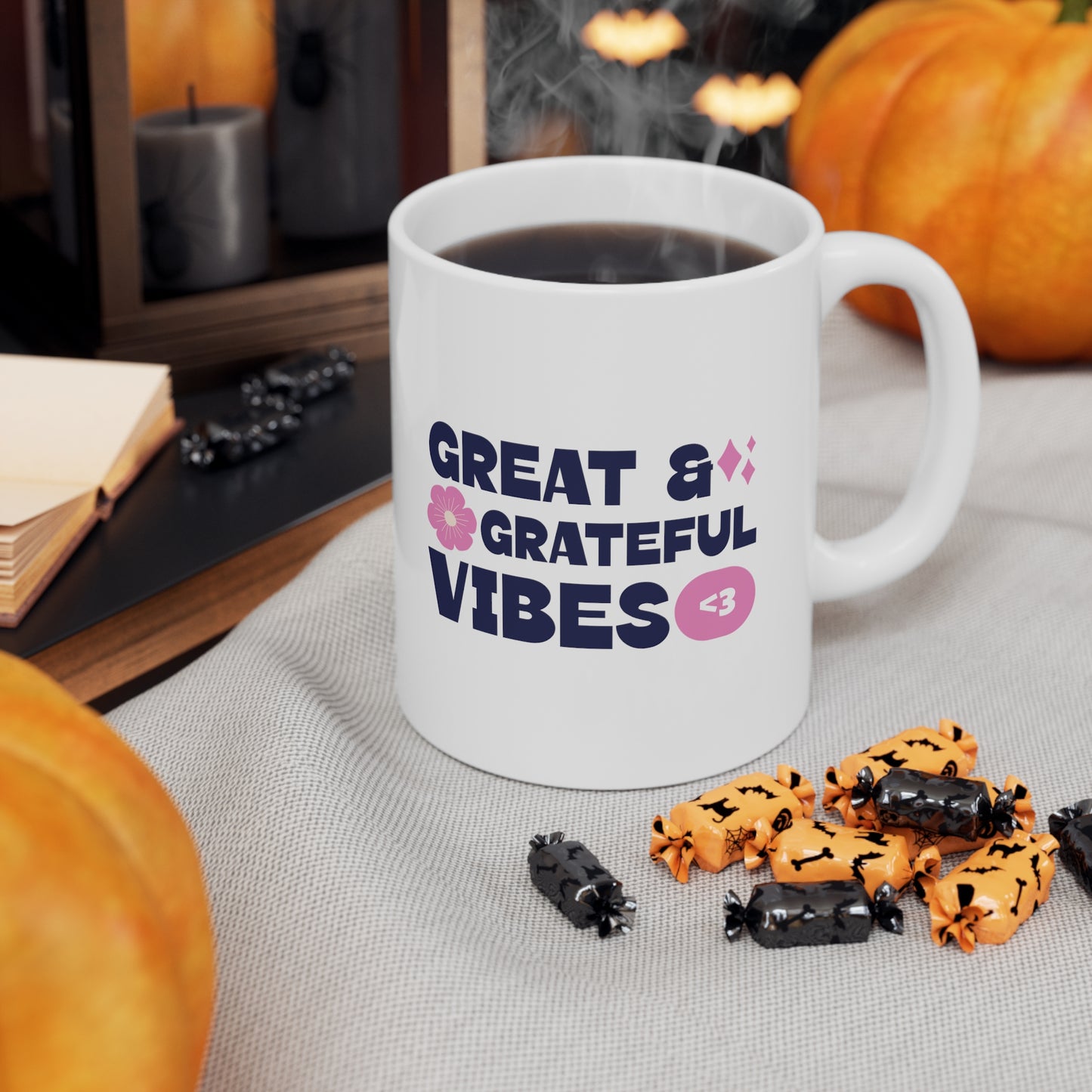 GREAT & GRATEFUL VINES - Ceramic Mug 11oz