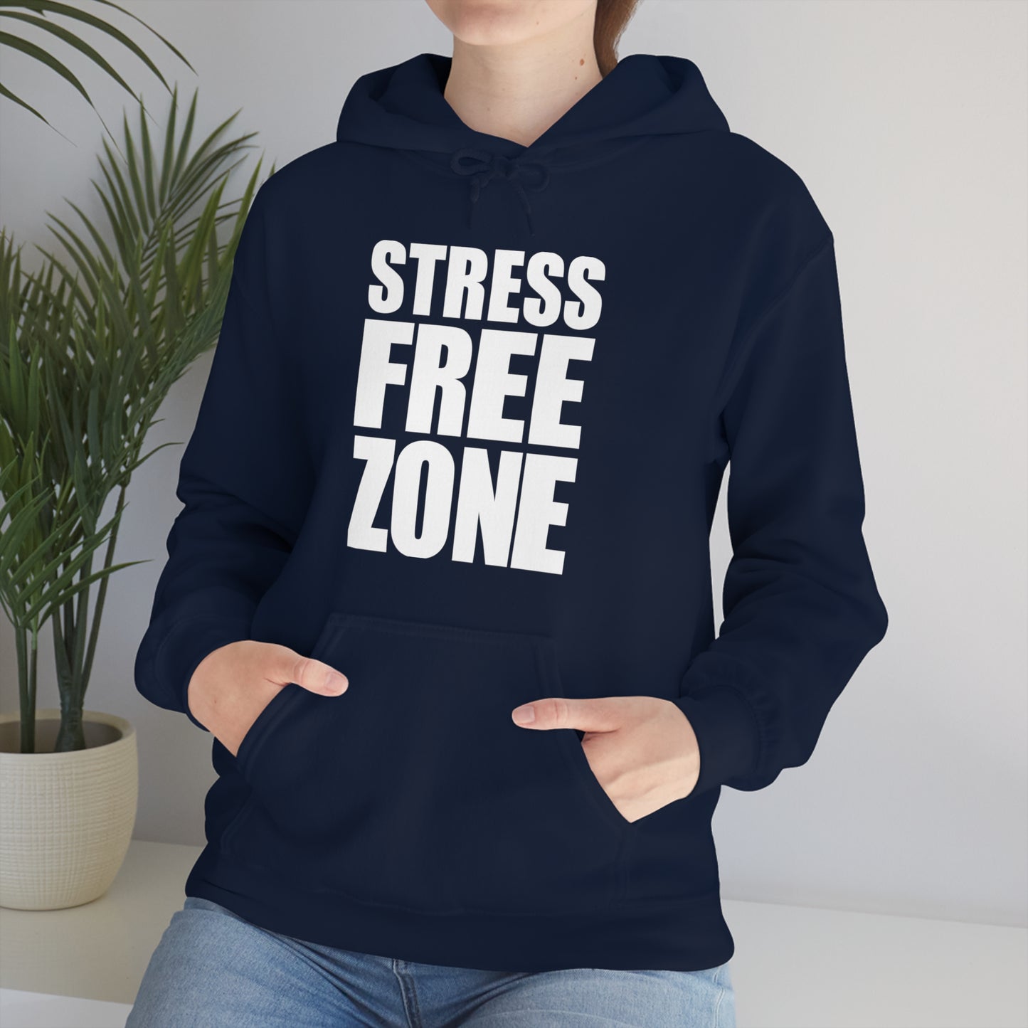 Stress free Zone - Unisex Heavy Blend™ Hooded Sweatshirt