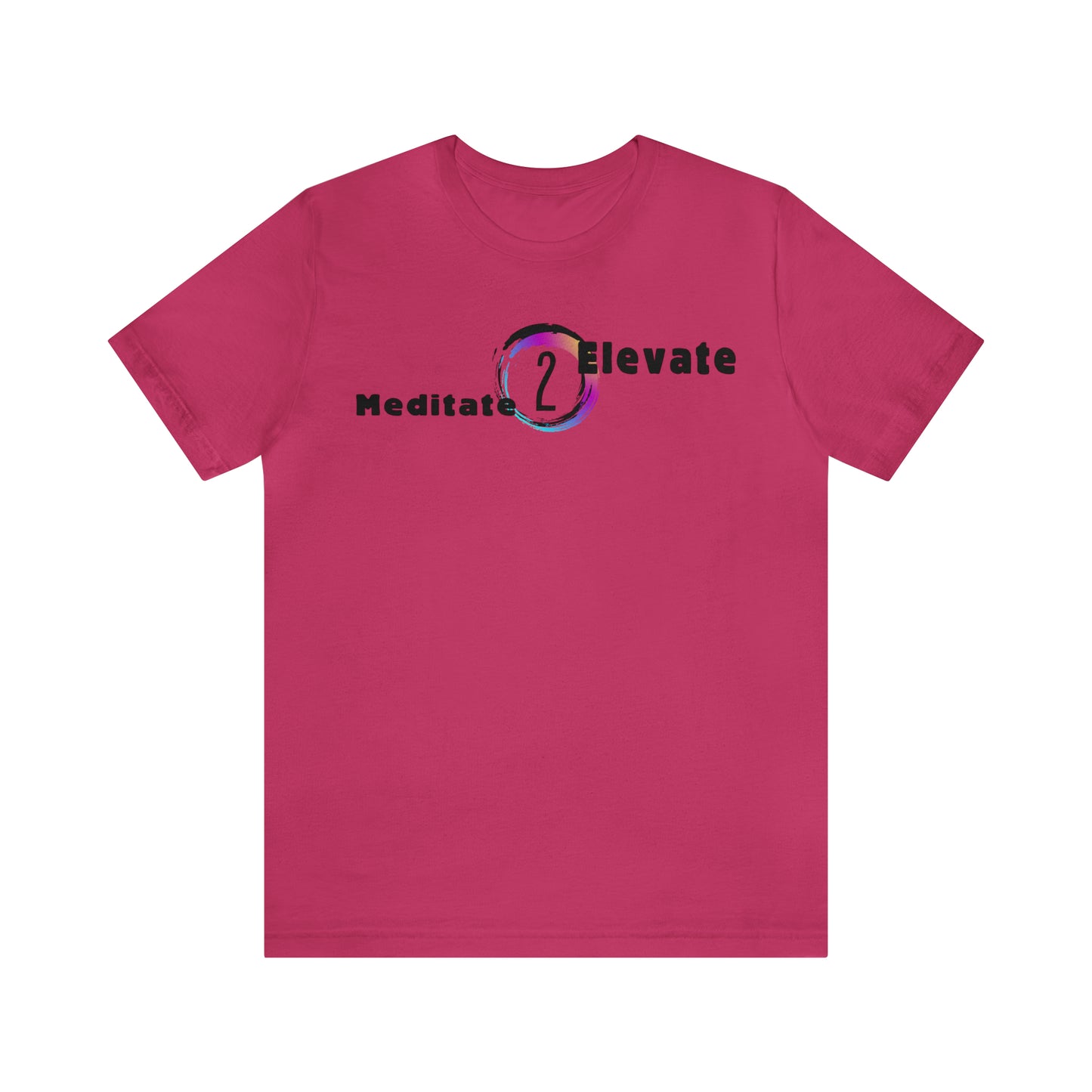 Meditate 2 Elevate - Unisex Jersey Short Sleeve Tee