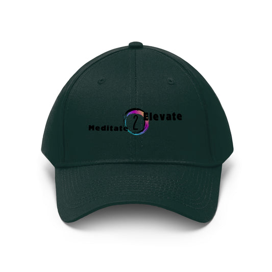 Meditate To Elevate - Unisex Twill Hat