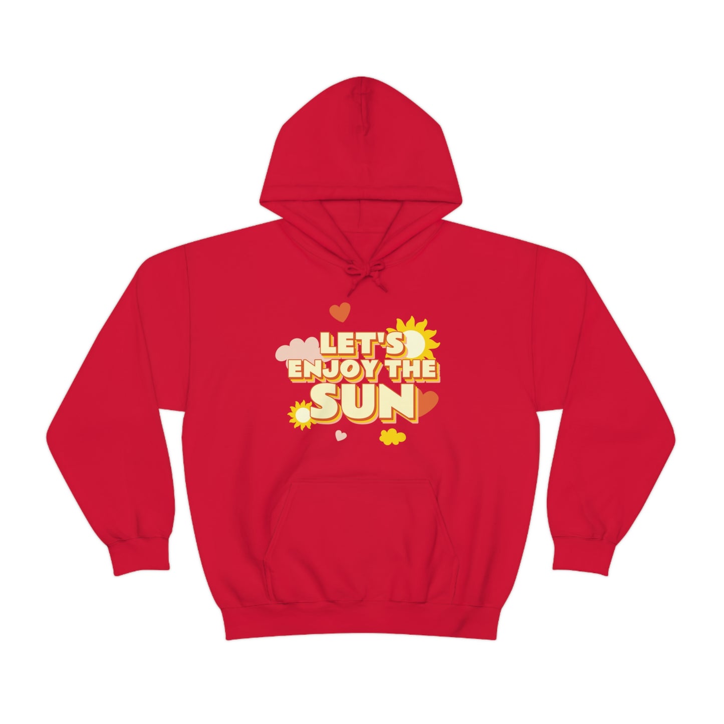 Let's Enjoy The Sun - Unisex Heavy Blend™ Hooded Sweatshirt