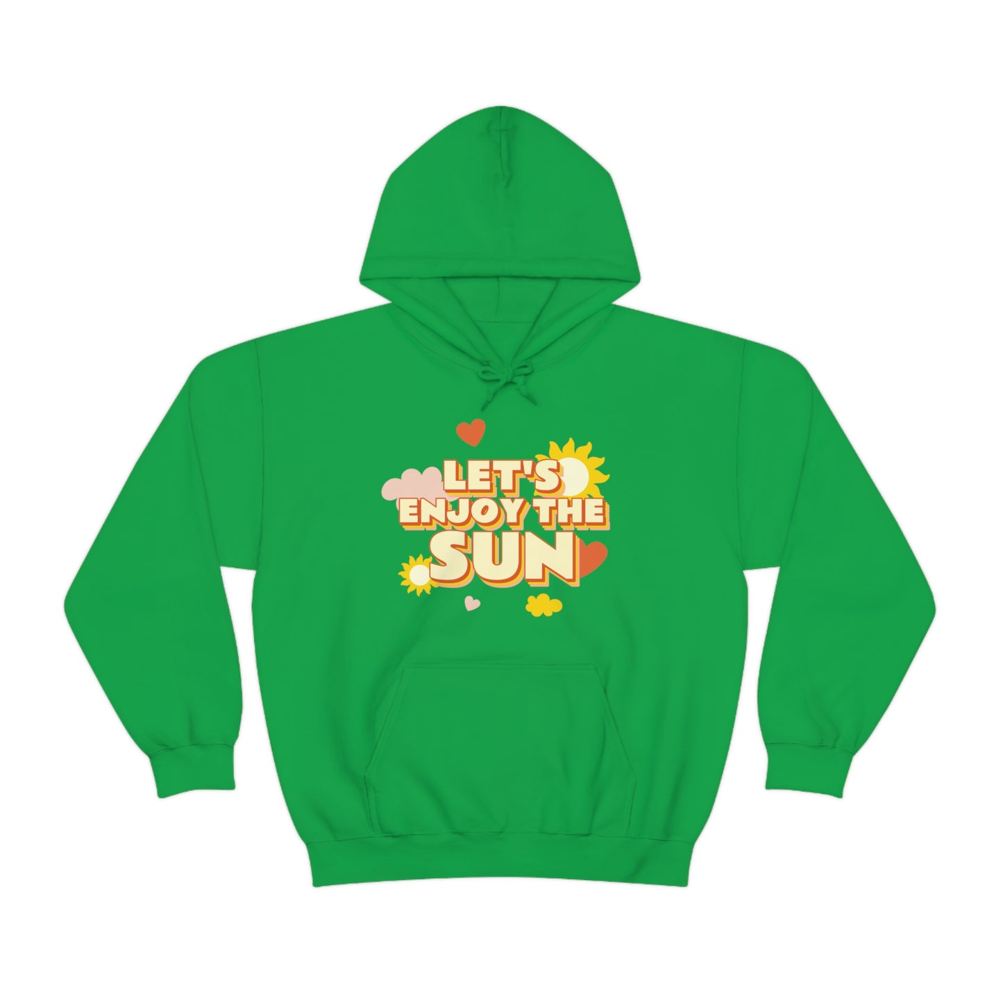 Let's Enjoy The Sun - Unisex Heavy Blend™ Hooded Sweatshirt