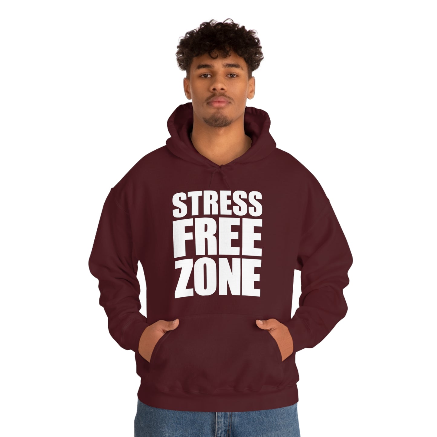 Stress free Zone - Unisex Heavy Blend™ Hooded Sweatshirt