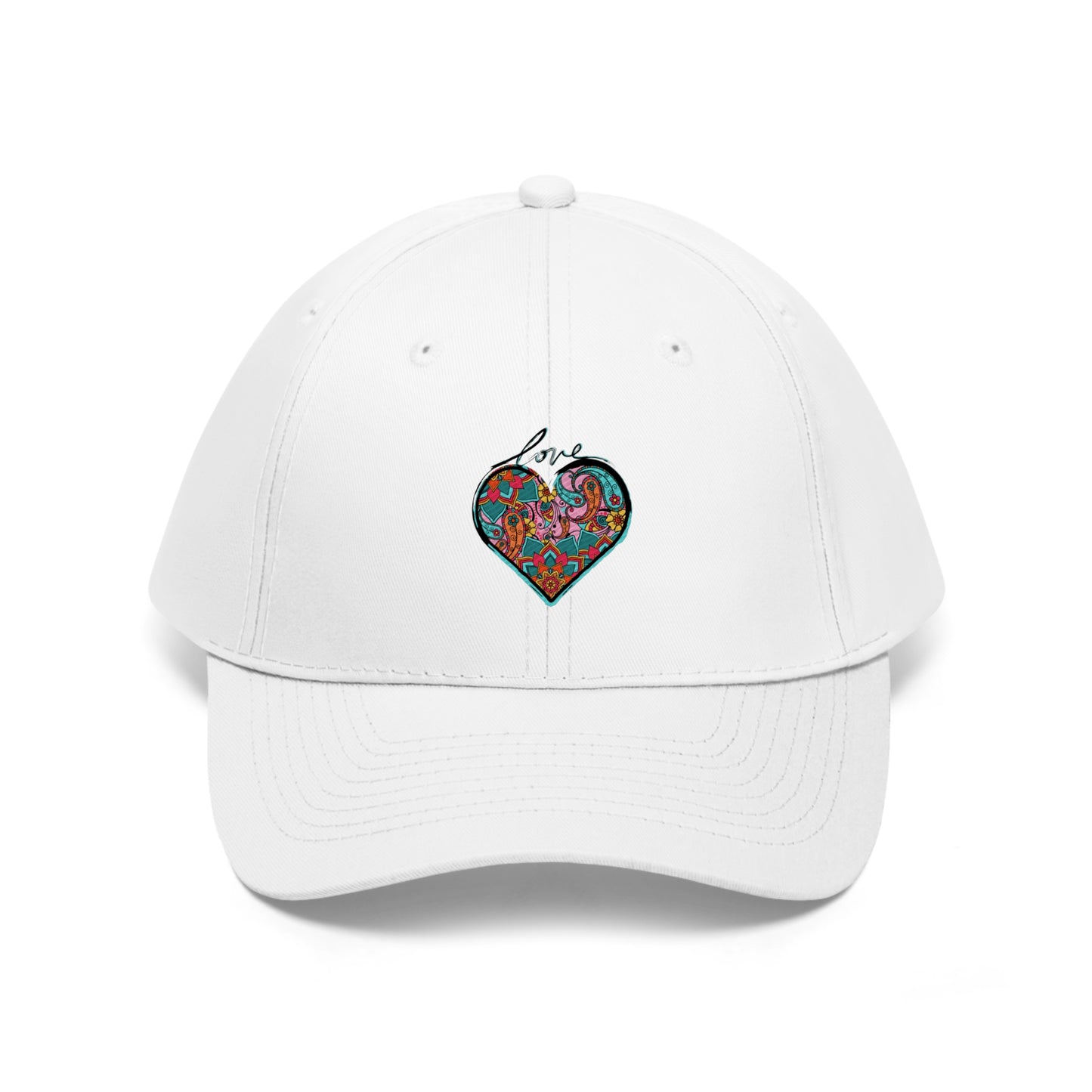 Zen Love (Black Version) - Unisex Twill Hat