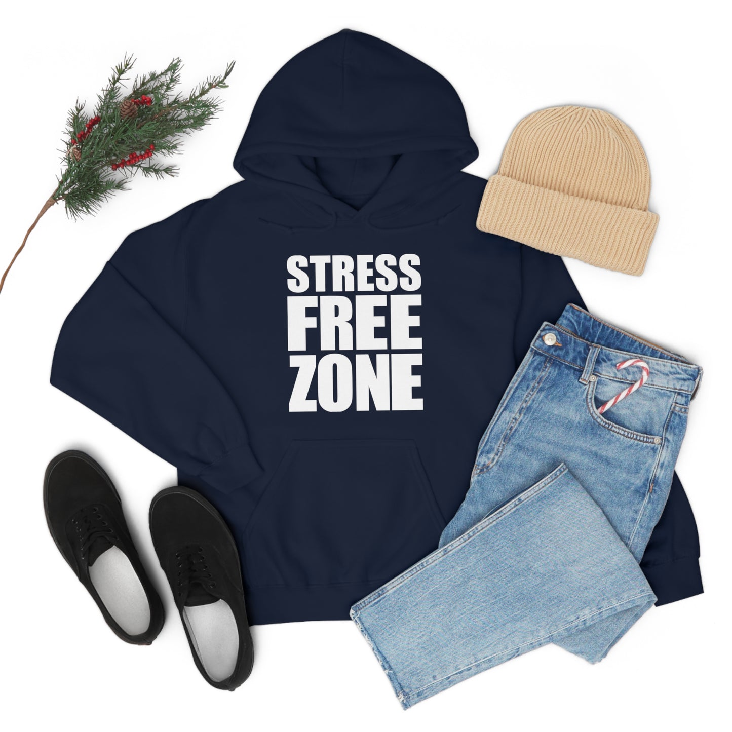 Stress free Zone - Unisex Heavy Blend™ Hooded Sweatshirt